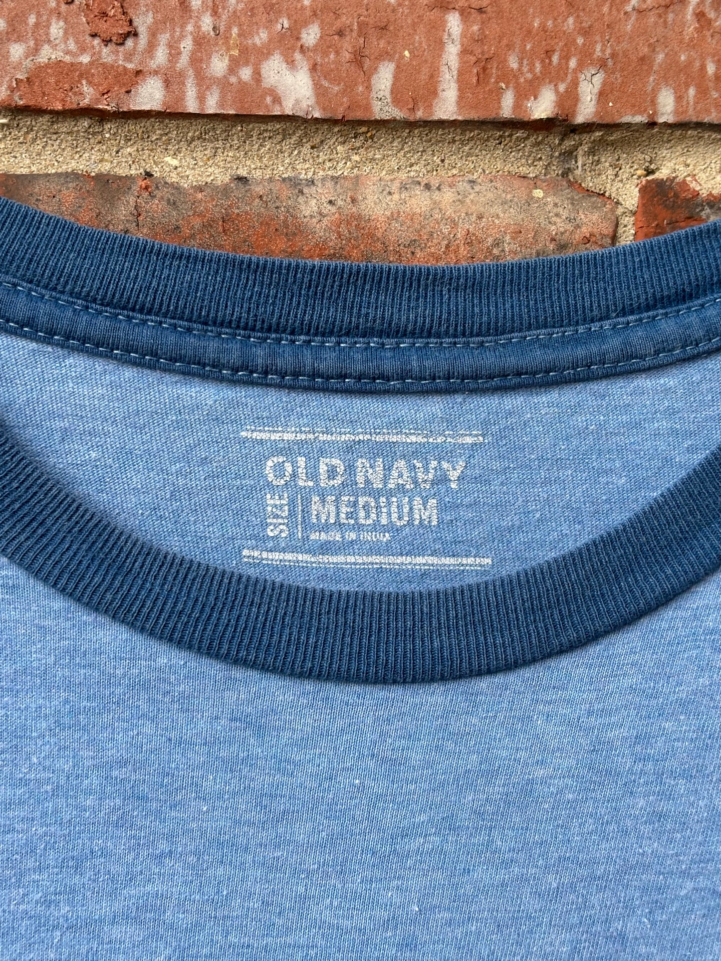 Cult Leader Ringer Tee - Vintage Blue (M)