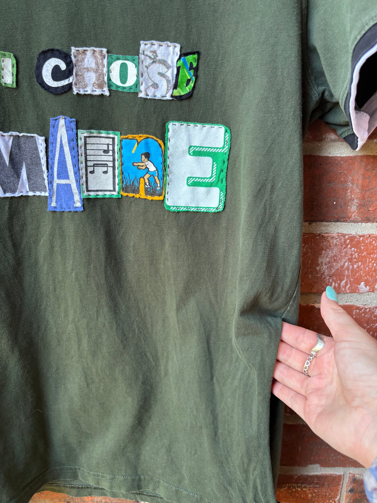 I Chose The Maine Tee - (Green L)