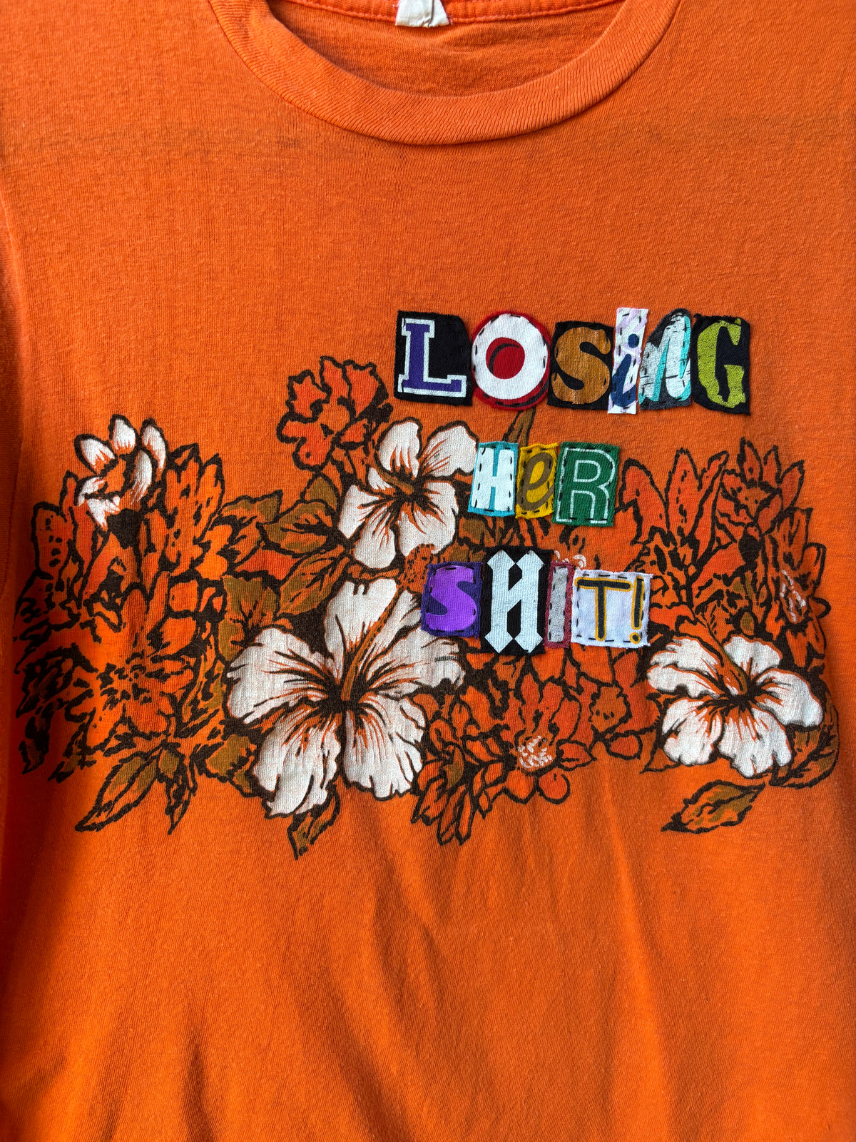 Losing Her Shit Tee - (Orange L)