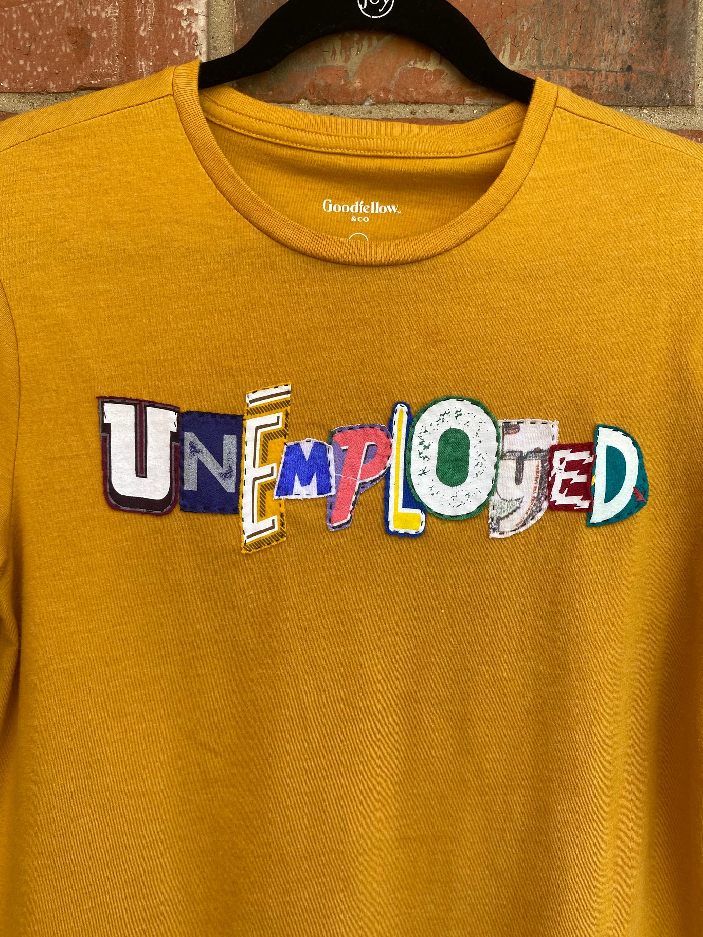 Unemployed Tee - Mustard (S)