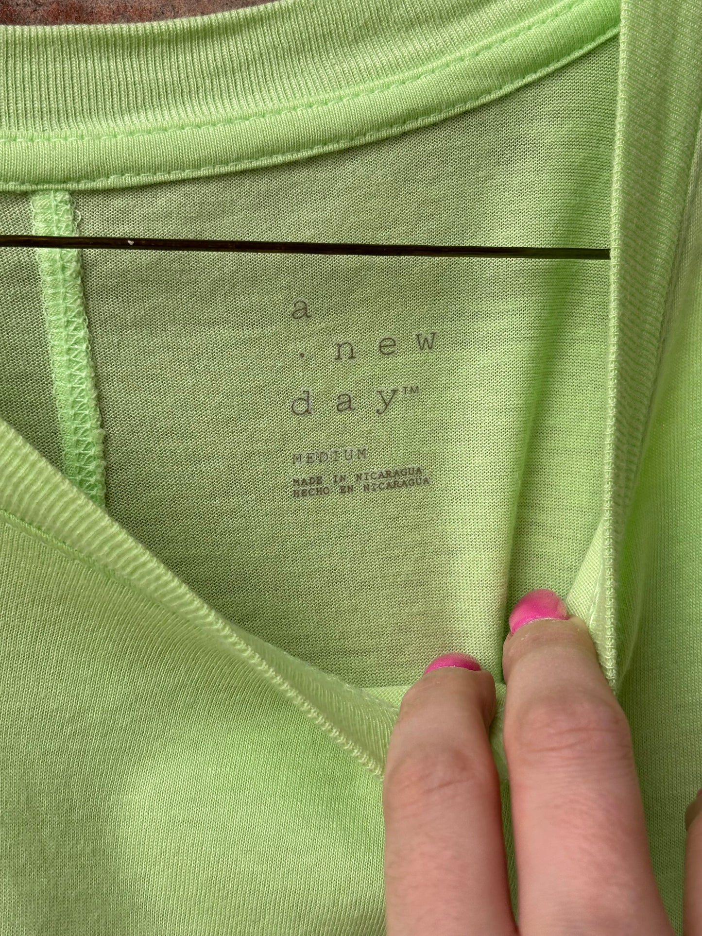 Who Are You? Tee - Lime Green (M)