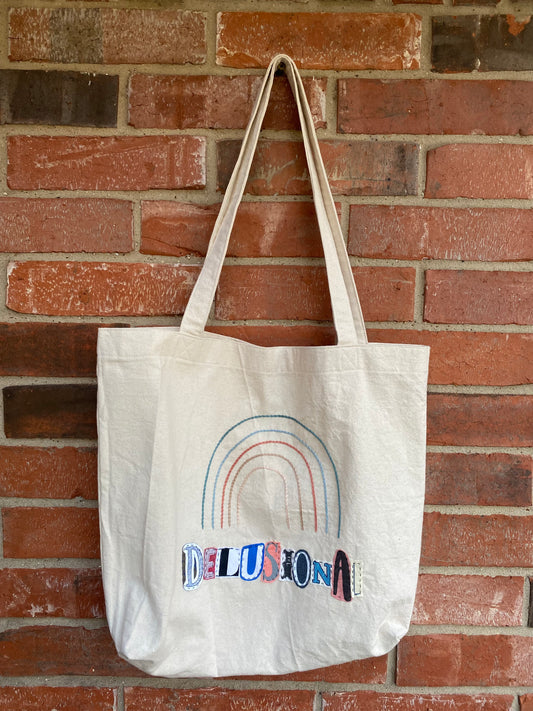 Delusional Rainbow Tote