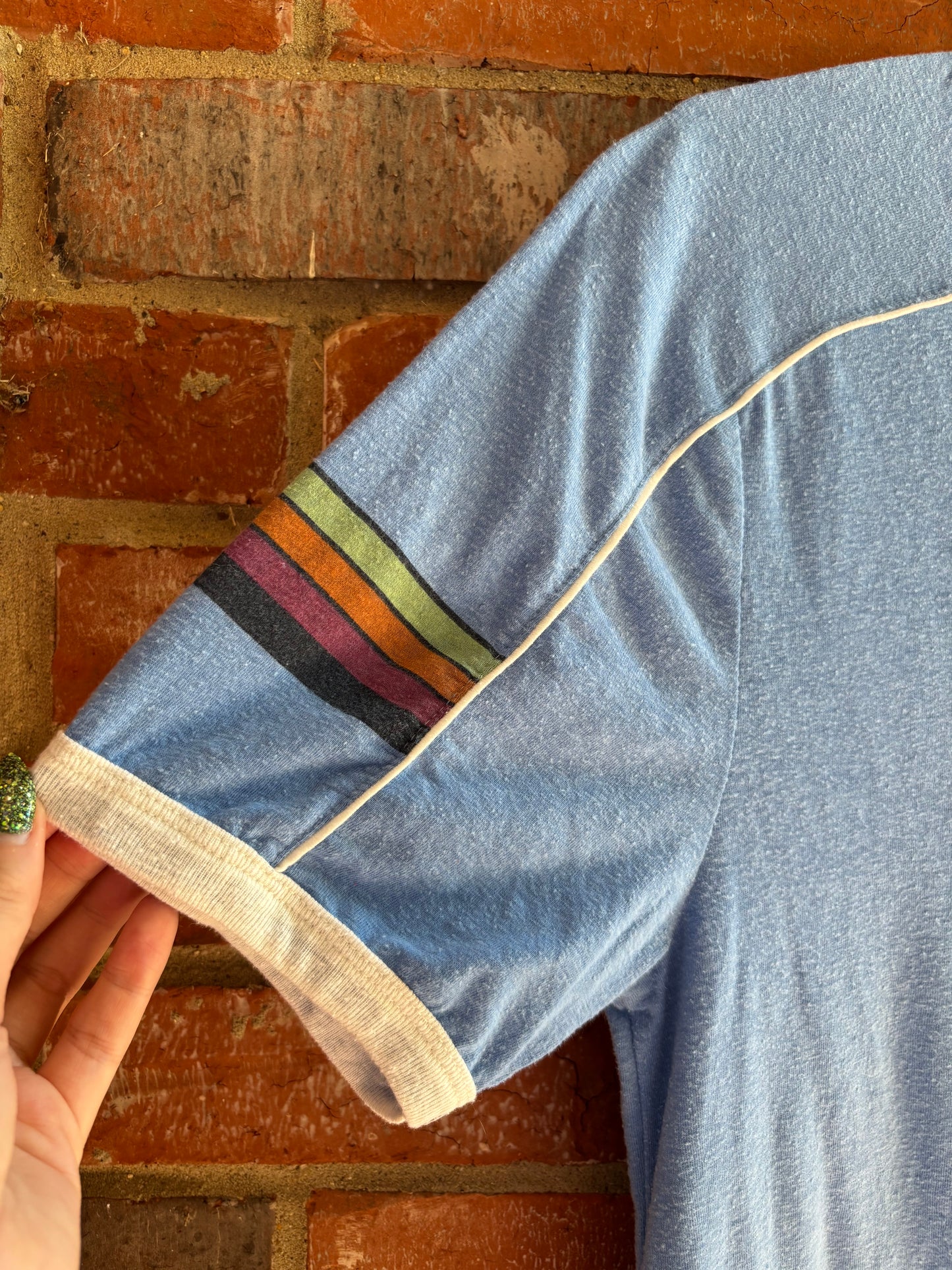 Record Store Tee - (Blue S)