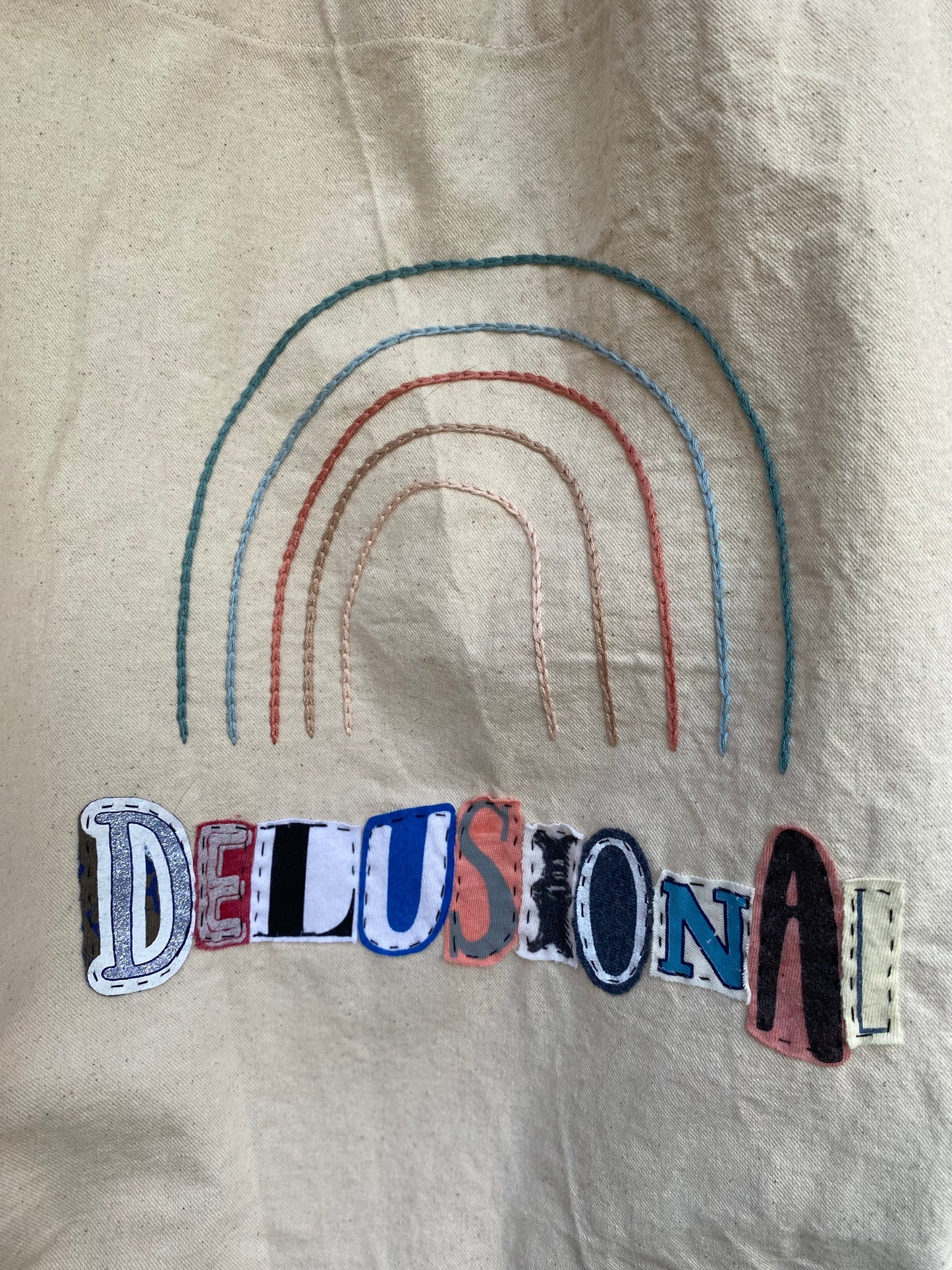 Delusional Rainbow Tote
