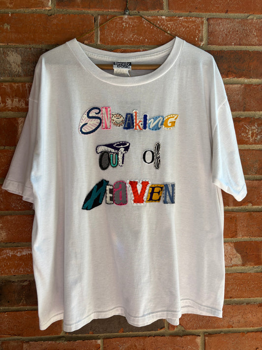 Sneaking Out Of Heaven Tee - (White XL)