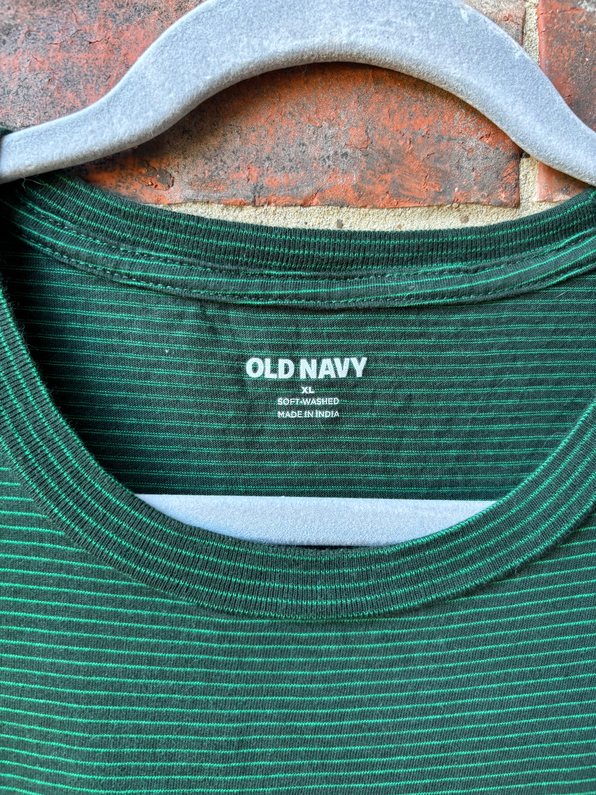 Palms Tee - (Green/Black Stripe XL)