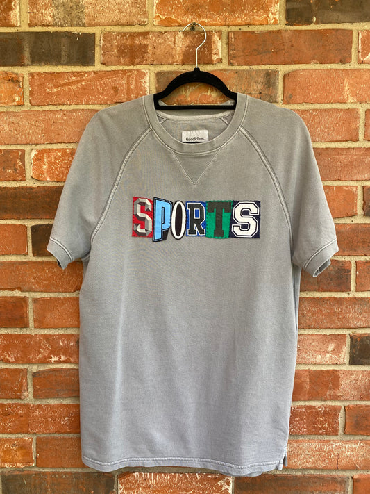 Sports Sweater Tee - Grey (S)