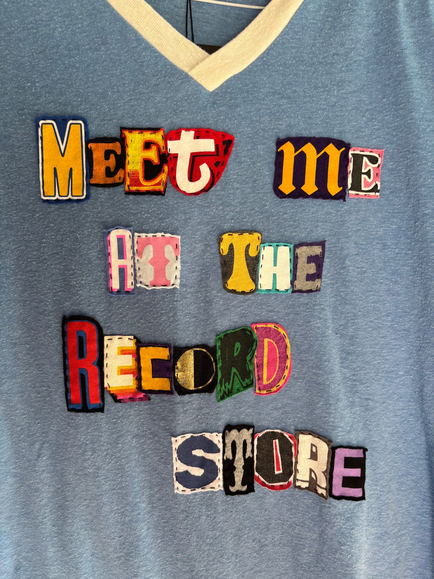 Record Store Tee - (Blue S)