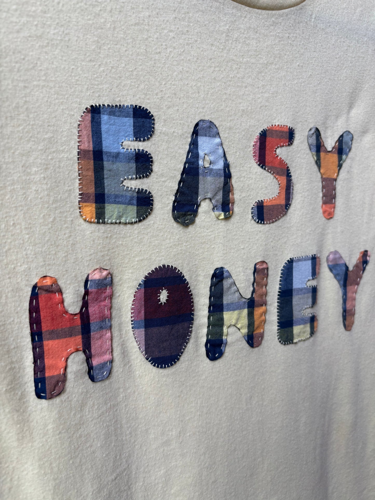 Easy Honey Plaid Tee - (Yellow S)