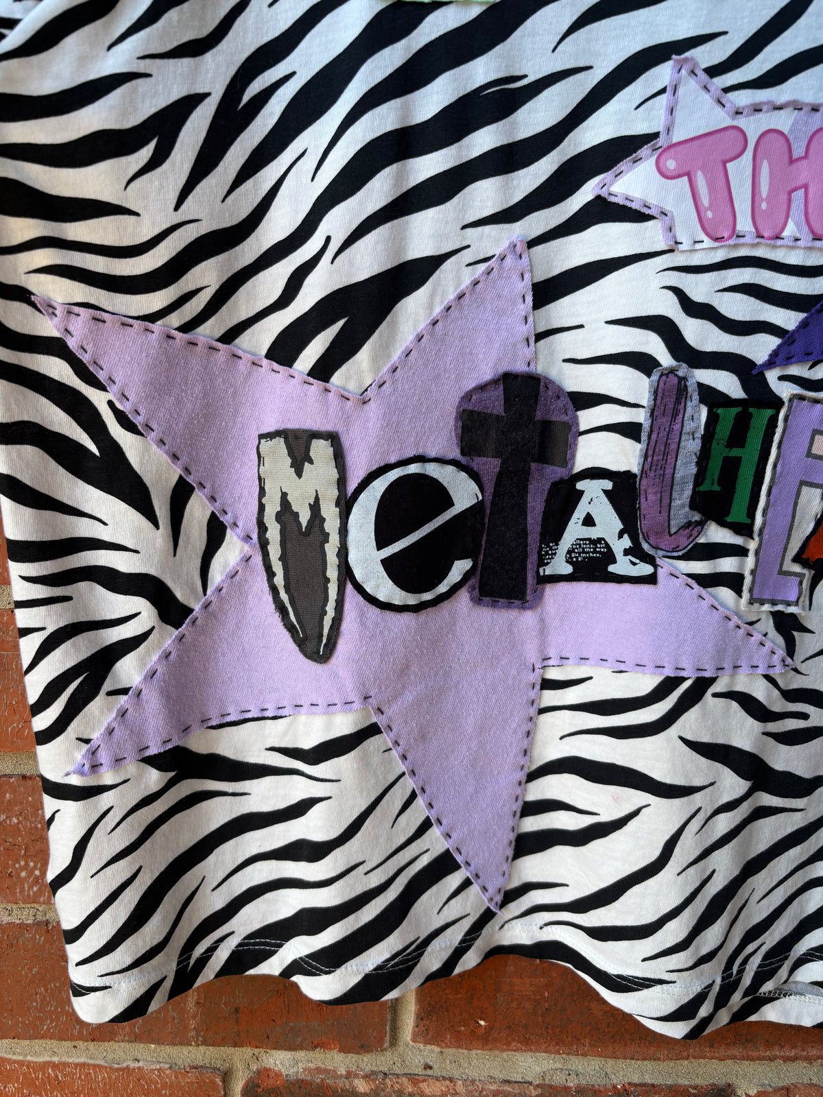 Irritates The Metalheads Tee - (Zebra L)