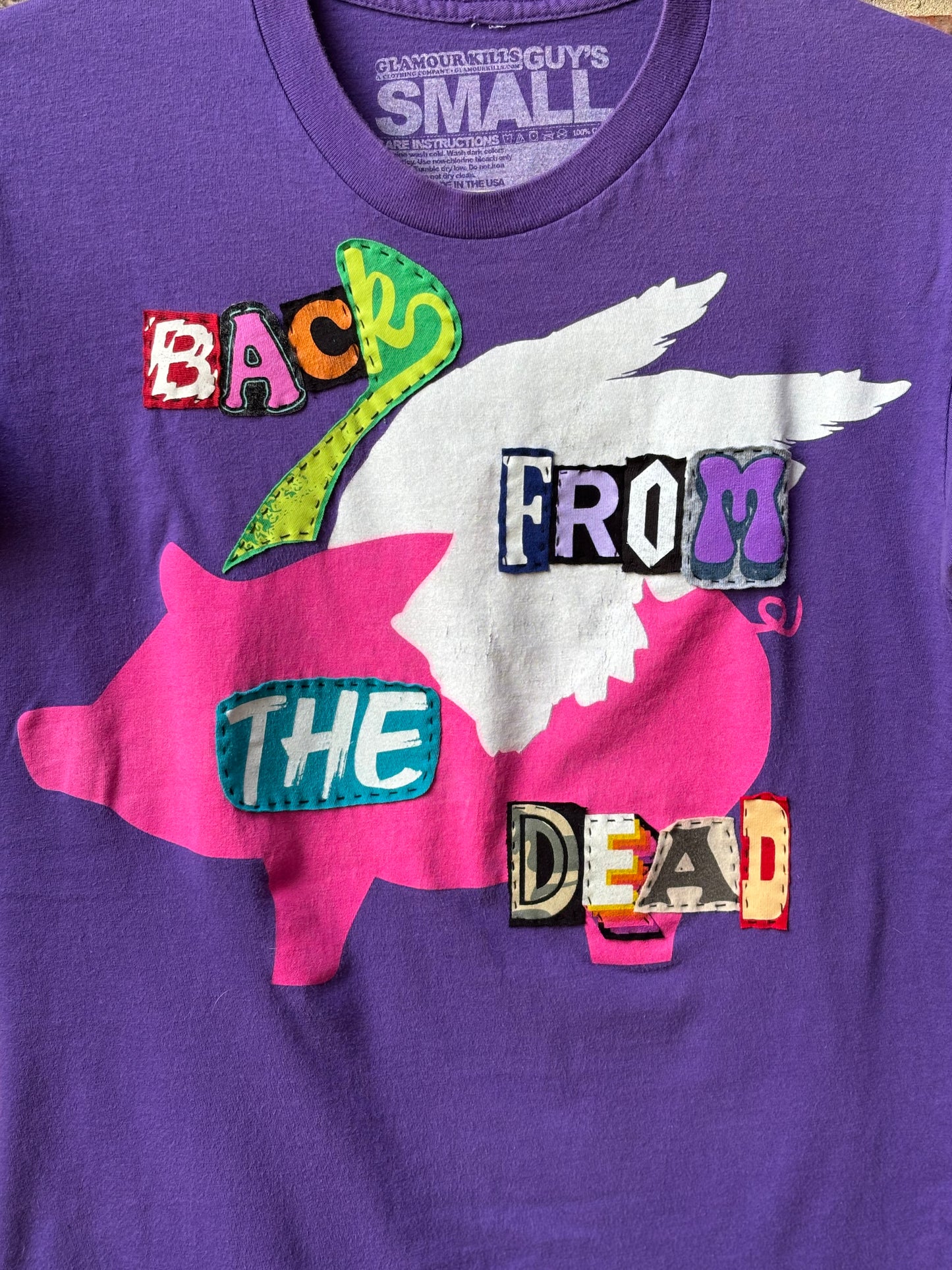 Back From The Dead Tee - (Purple S)